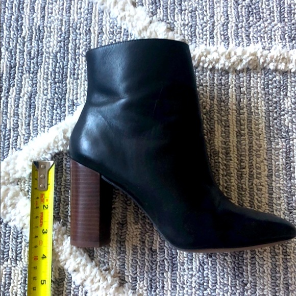 Zara black booties with chunky heels - Picture 2 of 6